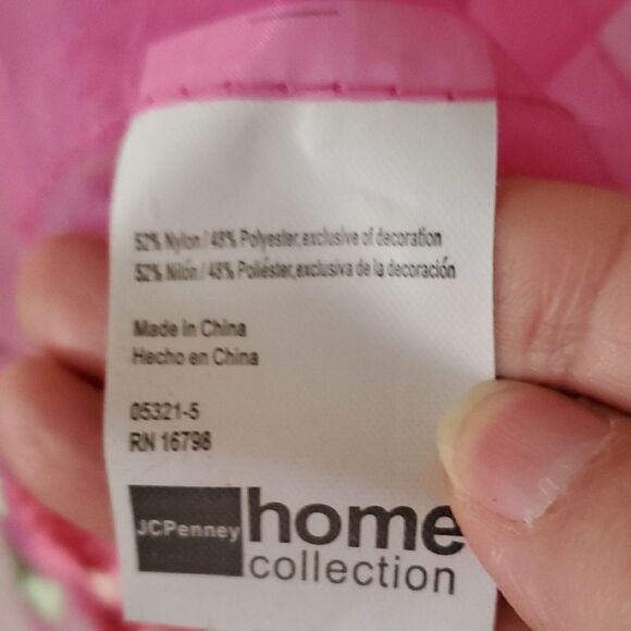 Valance  3 Set Cutain Pink - Picture 3 of 4